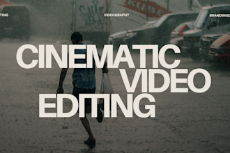 edit your youtube or corporate or documentary videos