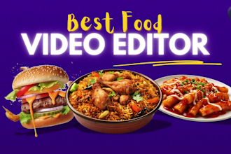 edit cooking videos, recipe videos, food reels