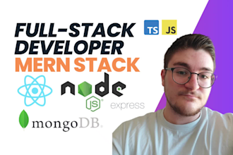 be full stack mern stack developer for web application saas web app development