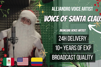 record the voice of santa claus