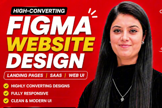 design modern figma website UI UX for startups and businesses