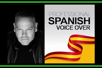record a spanish castilian voice over for video game