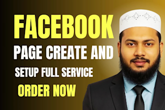 facebook page create and set up professionally