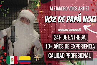record the voice of papá noel