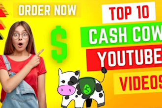 create top 10 cash cow videos, cash cow youtube videos