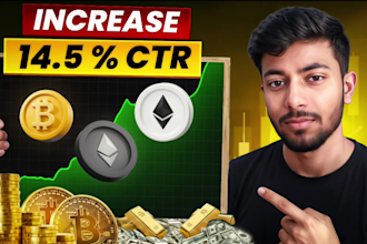 design high conversion crypto and trading thumbnails