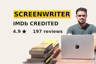 write your screenplay, imdb credited screenwriter, final draft delivered