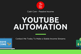 automate your youtube cash cow channel for passive income