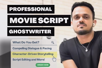 write a professional screenplay using expert screenwriting skills
