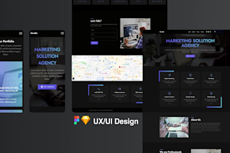 design professional uxui for websites, mobile apps, and dashboards using figma