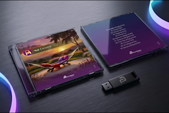 create a stunning album cover for your music release