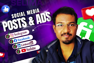 design best social media posts and ads for instagram, facebook, linkedin and x