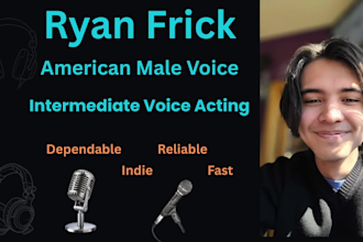 do voice acting for your character, game or animation