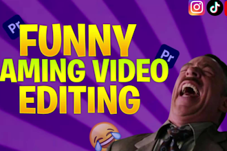 edit a funny gaming video for youtube