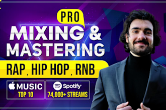 mix and master rap or hip hop vocals professionally