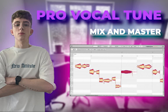 mix, vocal tune and master your song for a clean, pro sound