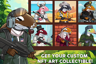 create unique nft art for your nft collection