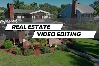 edit stunning real estate and drone videos in 24 hr