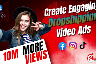 creat engaging video ads for facebook and tiktok