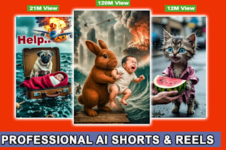 create viral ai youtube shorts, tiktok clips for automation channels