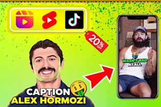 edit ig reels captions with alex hormozi captions style