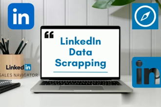 extract linkedin contacts and accounts data