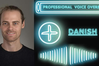 record a danish male medium pitch voiceover
