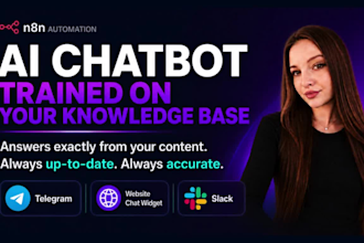 build a custom ai chatbot trained on your documents with n8n