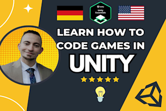 teach you game developement in unity