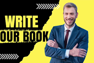 ghostwrite your book, ebook or autobiography as a non fiction book writer