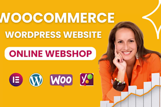 design, redesign woocommerce wordpress website, online webshop