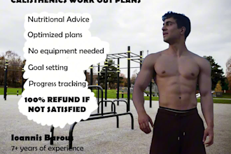 be your calisthenics personal trainer and coach