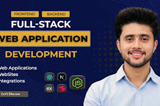 develop custom web apps, full stack developer