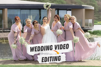 do wedding video editing with cinematic storytelling