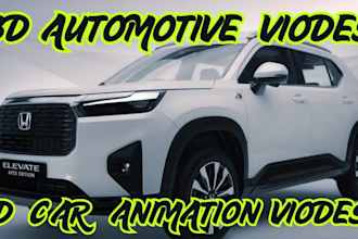 do viral automotive car video, 3d car animation, video editing car reels