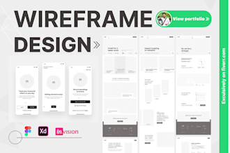 Top 10!  design wireframe of your web or mobile app