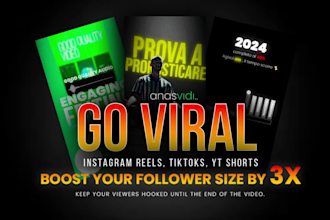 create viral insta reels, youtube shorts and tiktoks