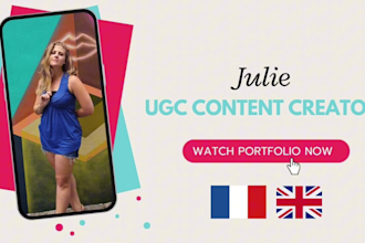 create viral ugc videos for tiktok ads, facebook ads, instagram ads or youtube