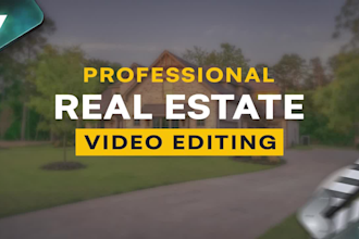 do professional real estate promos video editing, drone shots and reels