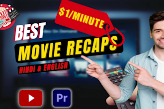 edit movie story recap and explanation video for youtube