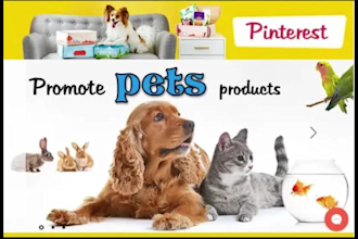 promote your dog product, on my pinterest