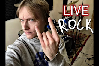 compose and produce rock or metal song for you