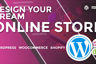 build wordpress woocommerce ecommerce online store website