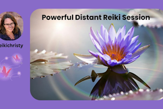 send powerful distant reiki energy healing session
