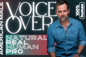 record an elearning american male voice over