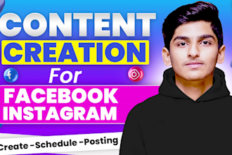 create content for facebook or instagram