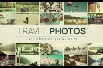 create stunning photo slideshow videos, image montages, animated collages