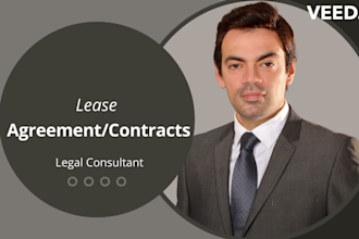 write and review legal lease agreement