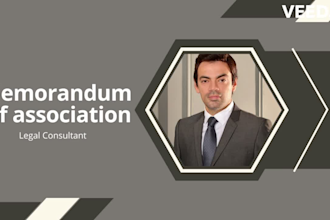 write, review legal memorandum of association