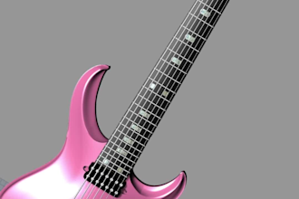 design your dream guitars in specific 3d for cnc